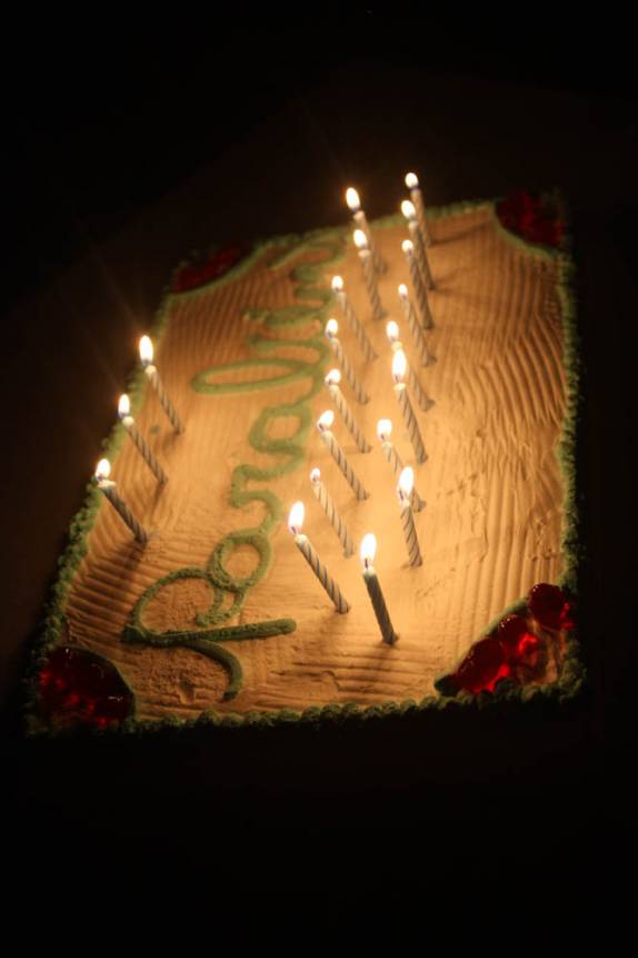 Bolo de aniversário em Itaúnas - ES